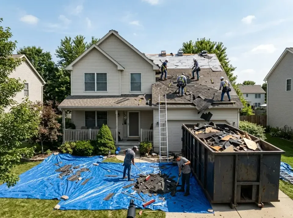 roof-replacement-debris-remova-004 — frequently asked questions, Cheapest Dumpster Rentals in Huntsville, AR